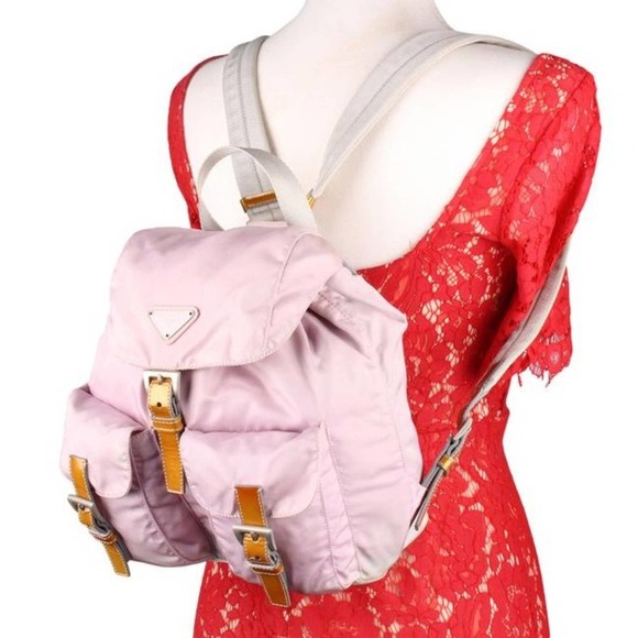 PRADA Tessuto Nylon Twin Pocket Backpack vintage main image 7